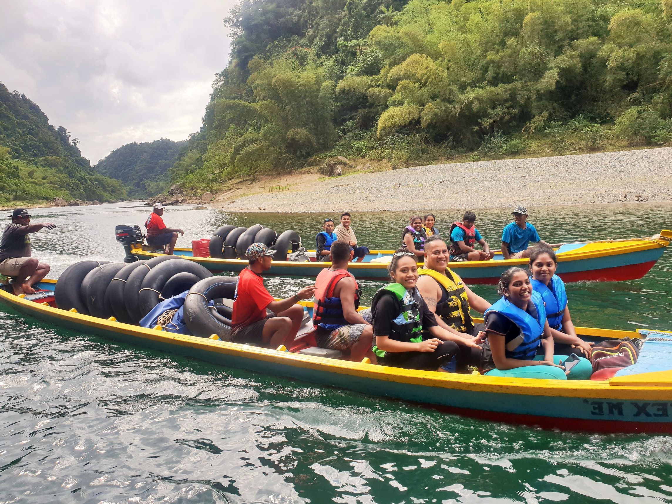 River tubing adventure for all ages