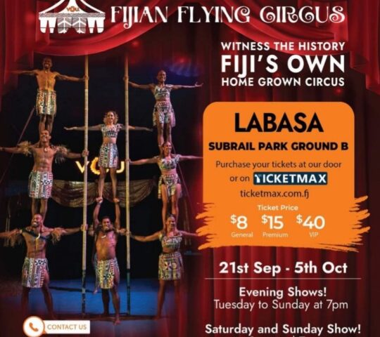 Fijian Flying Circus – Labasa tour (Sep 21st-Oct 5th)