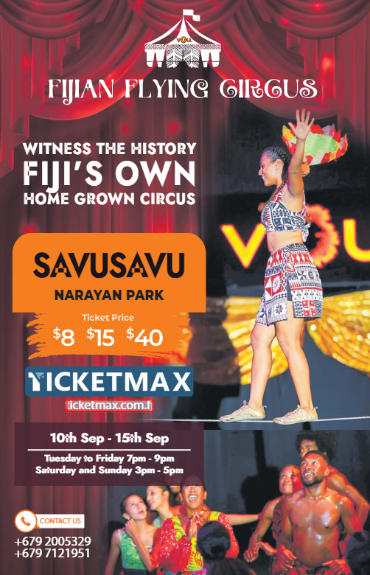 Fijian Flying Circus (Sept 10th -15th)