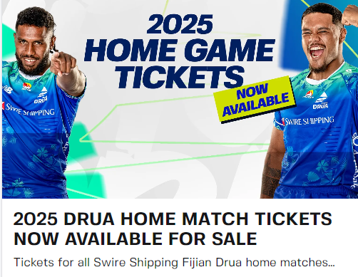 Fijian Drua 2025 Home Games