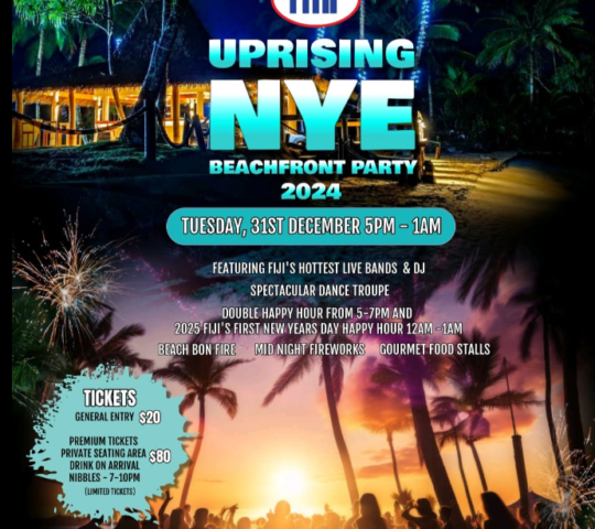 Uprising NYE Beachfront Party (Dec 31st)