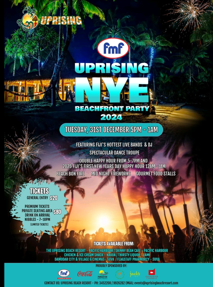 Uprising NYE Beachfront Party (Dec 31st)