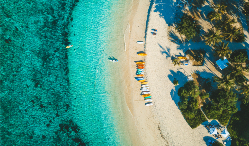 Beachside kayaks