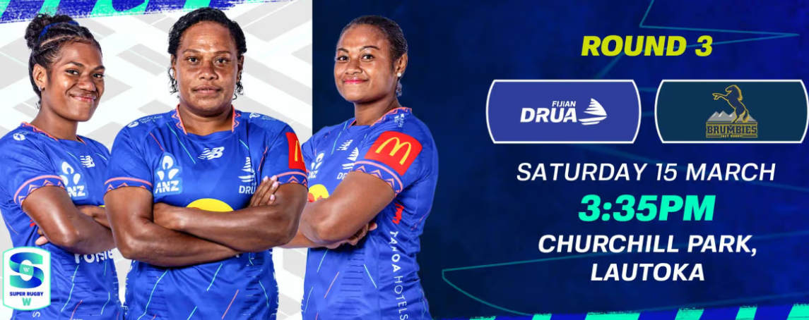 Drua v Brumbies (Women) (March 15)