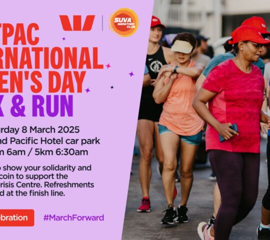 Westpac Int. Women’s Day Walk & Run (March 8) – Free!