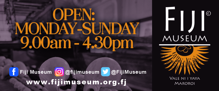 Fiji Museum advertisement # 2 Size: 720 pixels x 300 pixels (w x h) Resolution: 92 dpi