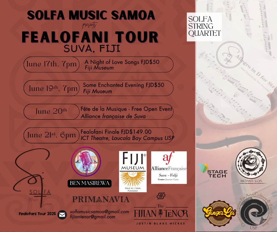 Fealofani Tour 2025 (June 17, 19, 20, 21) Fealofani Tour 2025 (June 17, 19, 20, 21)