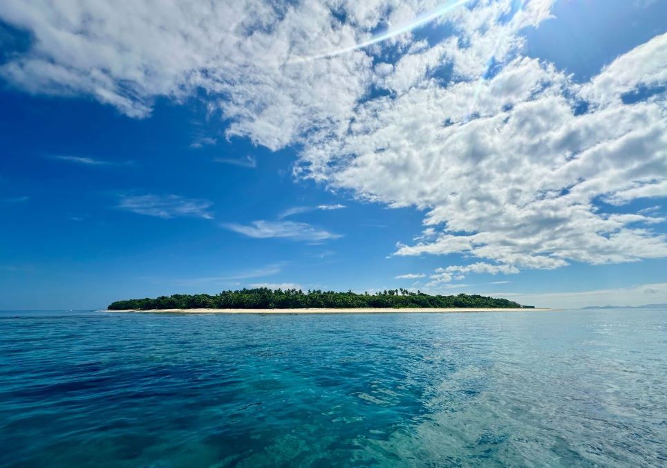 Captain Cook Cruises' Day Sail Island inCaptain Cook Cruises' Day Sail Island in the Mamanuca Group in Fiji. the Mamanuca Group in Fiji.