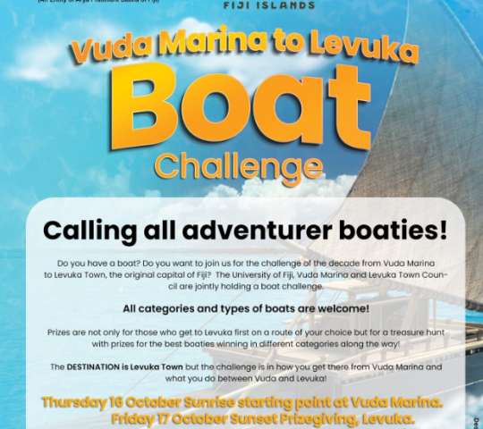 Vuda to Levuka Boat Challenge (October 16-18)