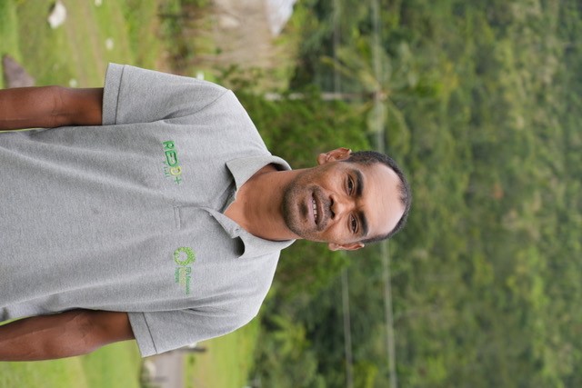 Siva, the park ranger, keeping watch over Nadarivatu’s trails and stories of the land.