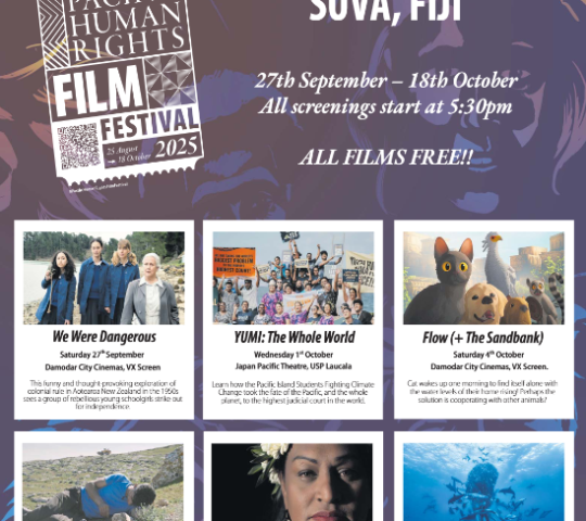 Pacific Human Rights Film Fest (September 27-October 18)