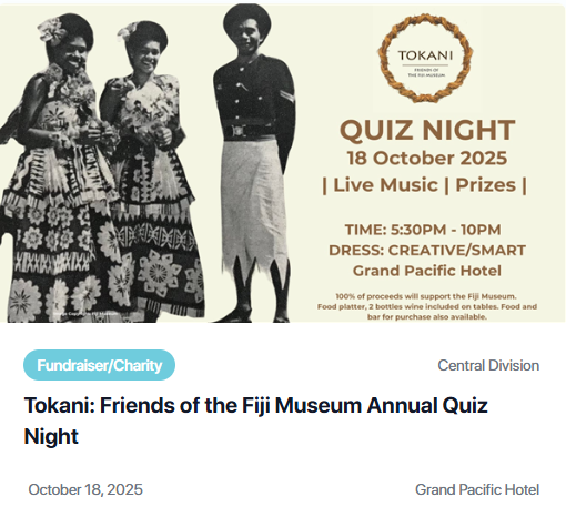 Tokani Annual Quiz Night (October 18)