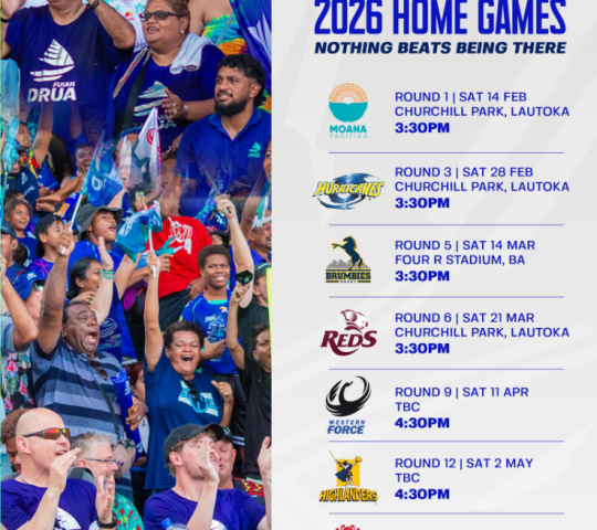 2026 Drua Home Games