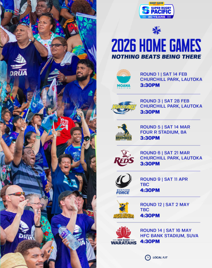 2026 Drua Home Games