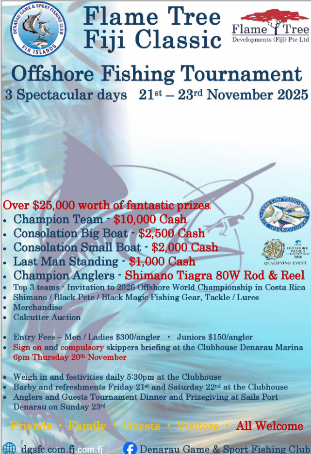 Flame Tree Fiji Classic (November 21-23)