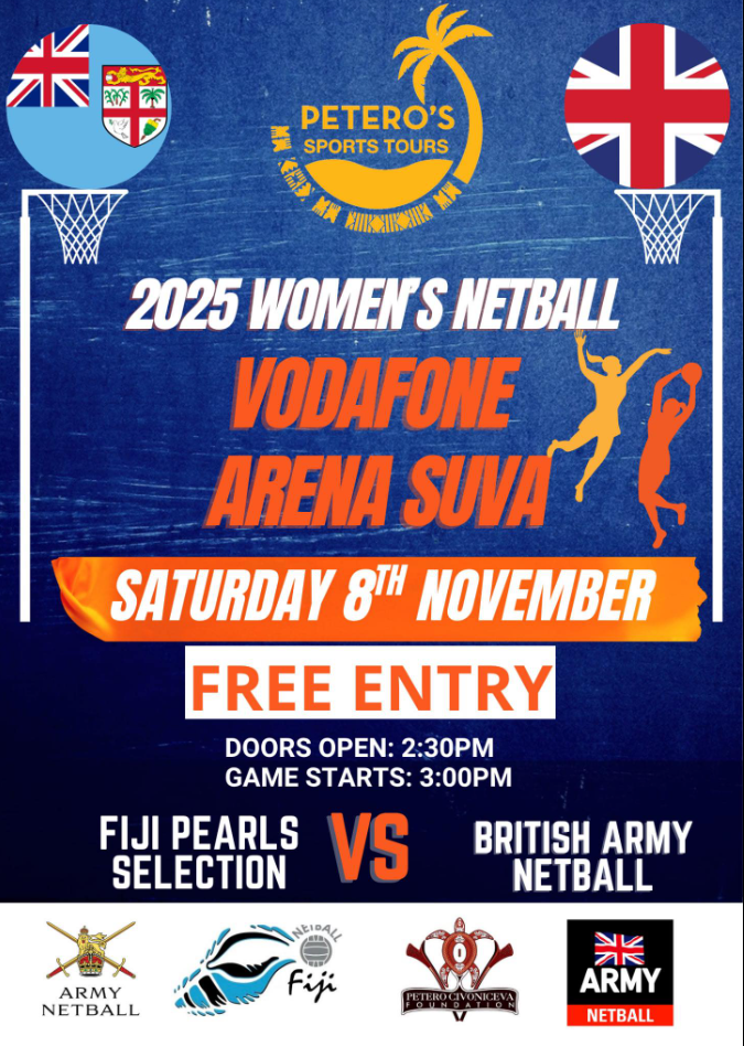 Fiji Pearls vs British Army (November 8)