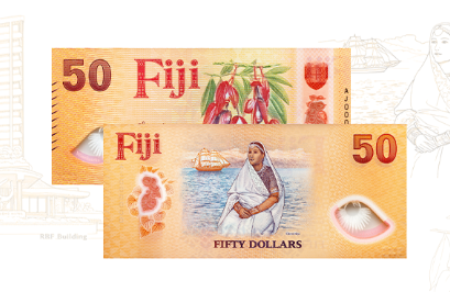 The new Fiji $50 banknote honours a Girmitiya woman with the vessel Leonidas in the background. 