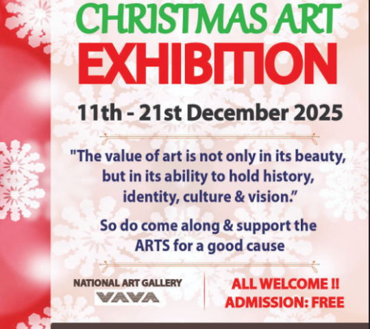 Christmas Art Exhibit (December 11-21)