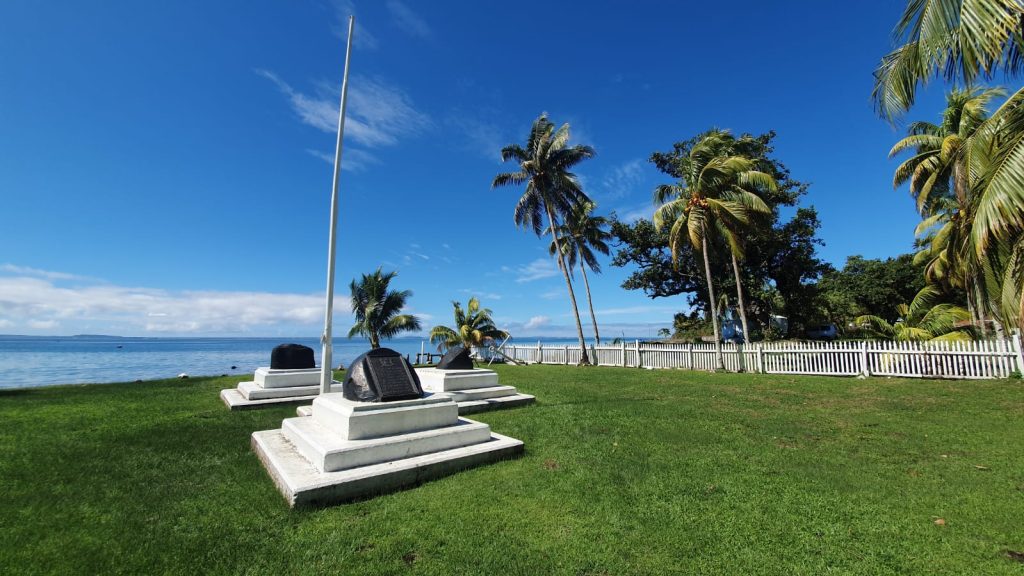 Where Levuka's past comes alive ~ the 1874 Deed of Cession site. EXPLORE Fiji photo.