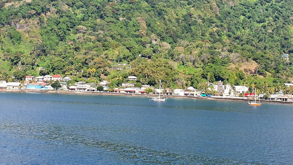 Levuka, Fiji's first capital situated on the island of Ovalau in the Lomaiviti Group.