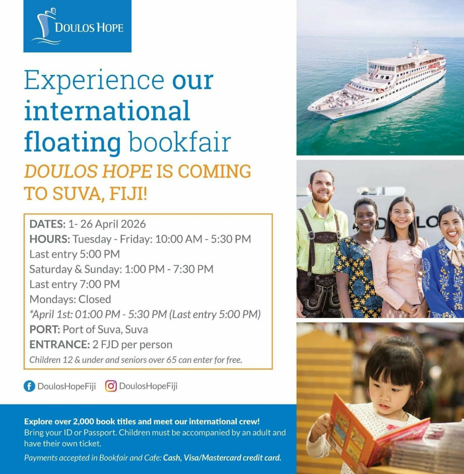 Int. Floating Bookfair Doulos Hope (April 1-26)