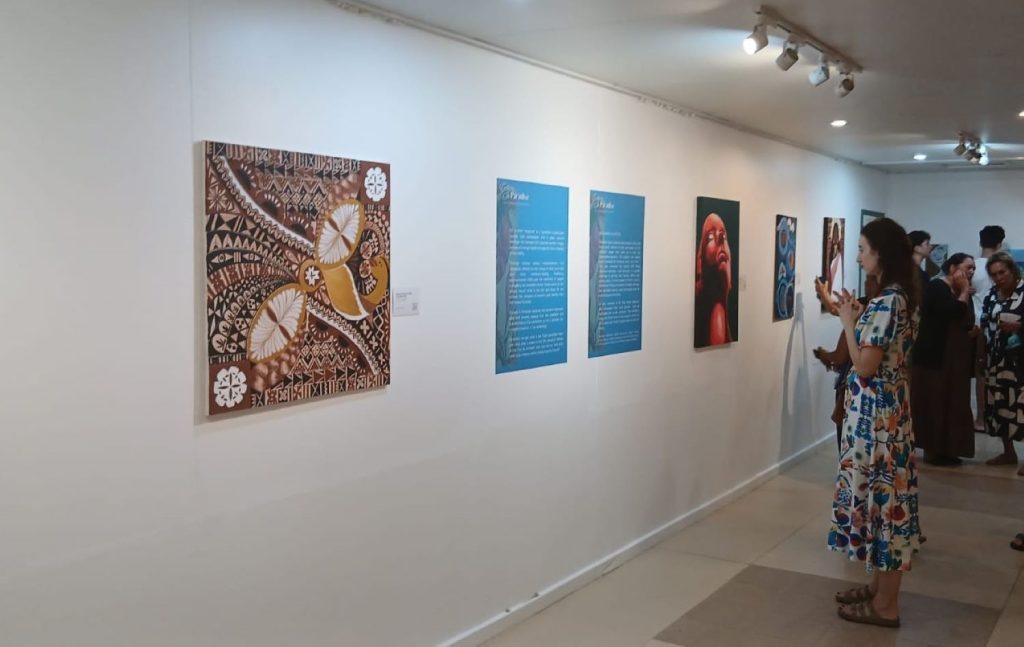 Echoes in Paradise invites reflection on how paradise is seen and felt through contemporary Pacific art. Photo: EXPLORE Fiji.