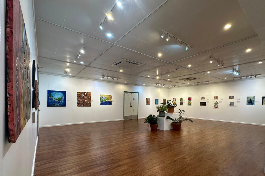 Inside the Echoes in Paradise exhibition, where paradise is being explored. Photo: Oceania Centre.