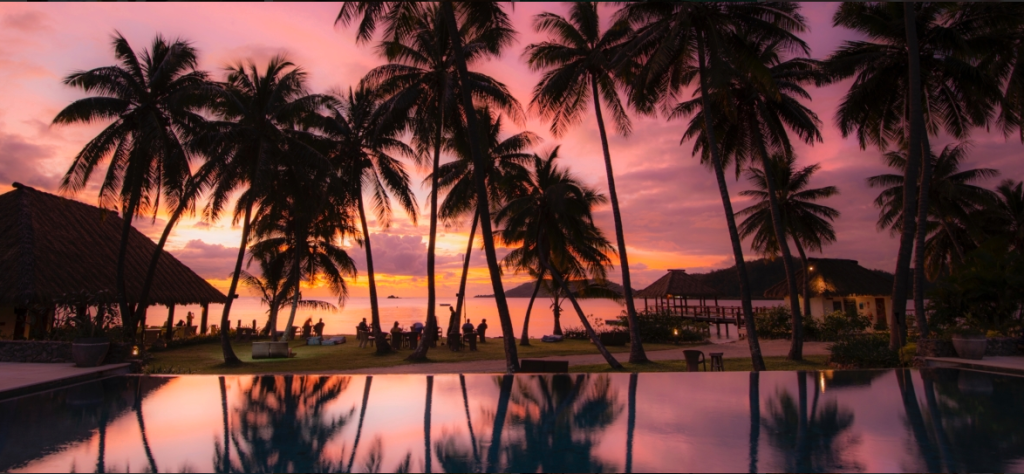 Dreamy sunset, the perfect close to a day in Fiji. Photo: Tropica Island Resort. 