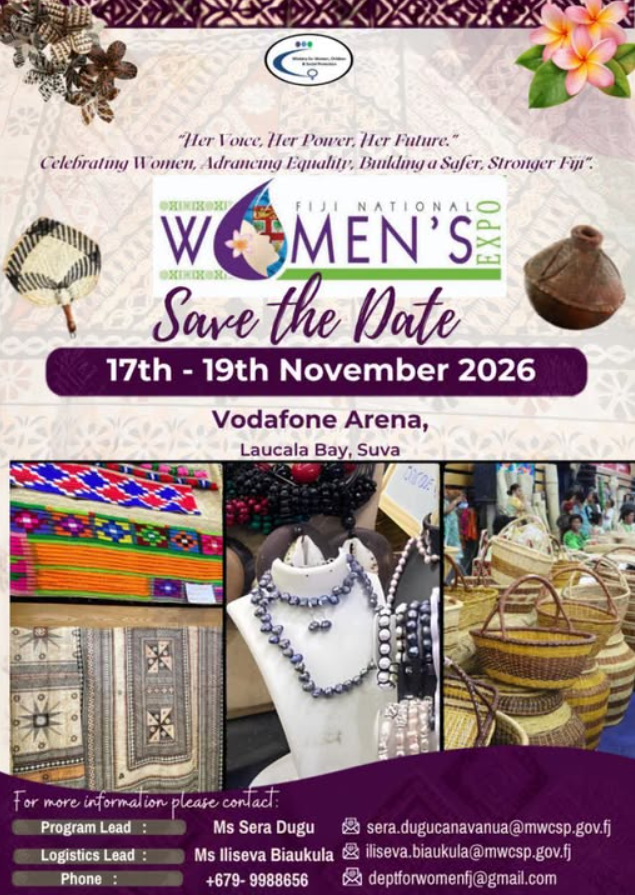 Fiji National Women’s Expo (November 17-19) FREE!
