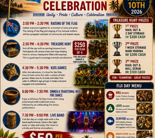 Fiji Day @ Nawi Island (October 10) Fiji Day @ Nawi Island (October 10)