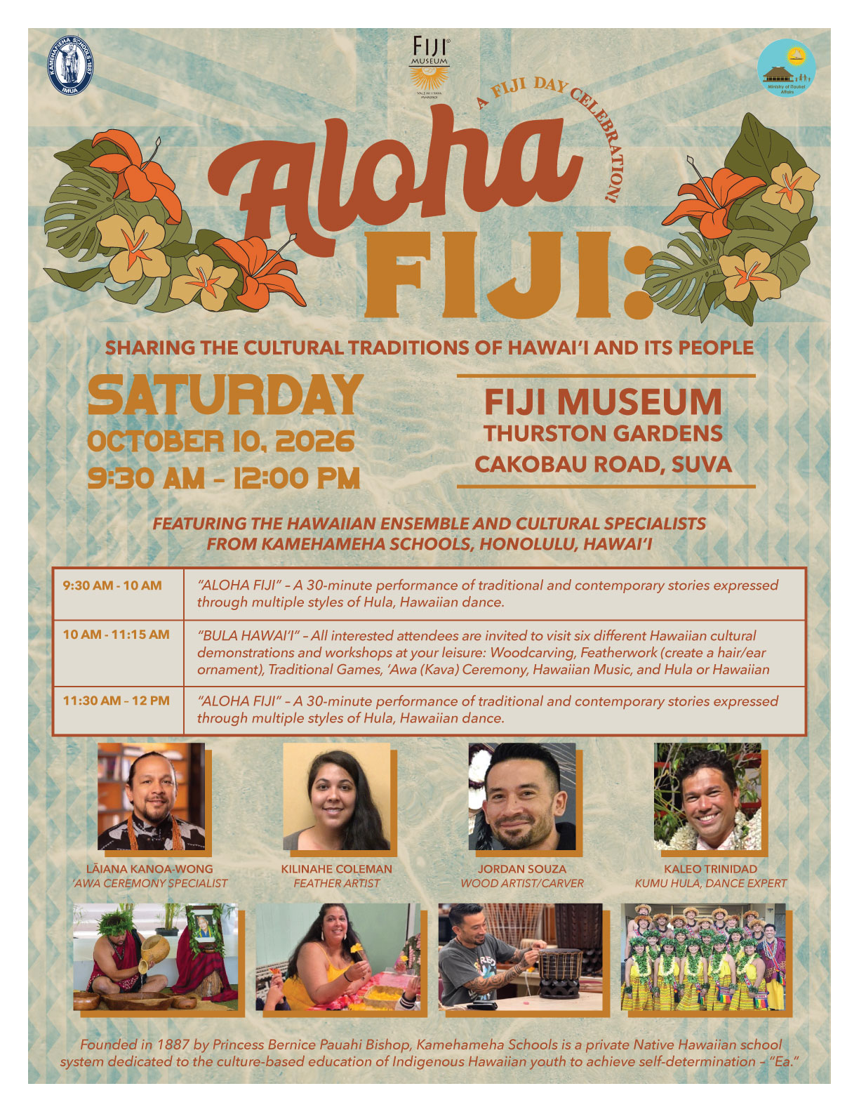Aloha Fiji (October 10) FREE!