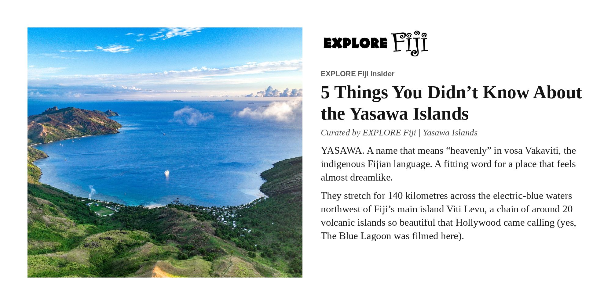 EXPLORE Fiji Wins LUXlife Hospitality Award 2026