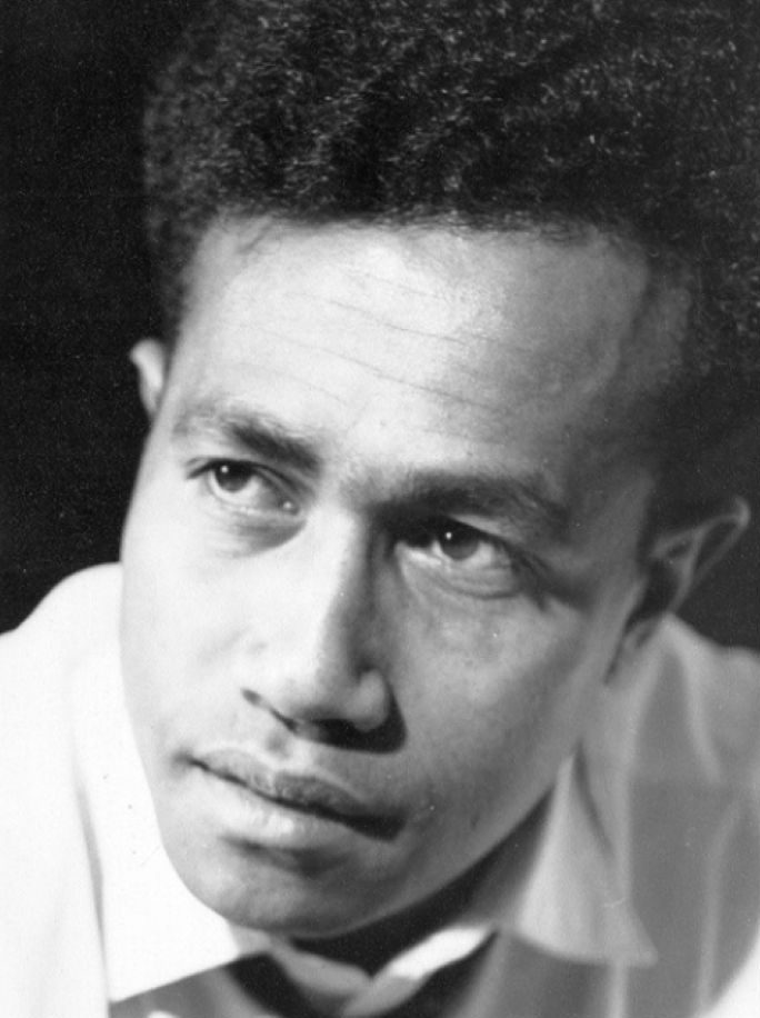 Black and white photo of Ratu Noa Niubalavu Nawalowalo, Nina’s late father, whose pioneering legal career and commitment to service continue to inspire her. Photo: Ans Westra. 
